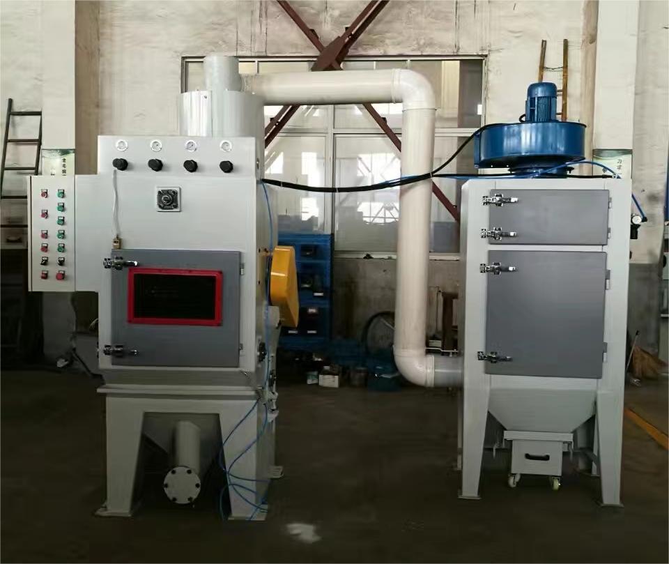 宿州中小型零件履带式自动喷砂机高效清洁省时省力