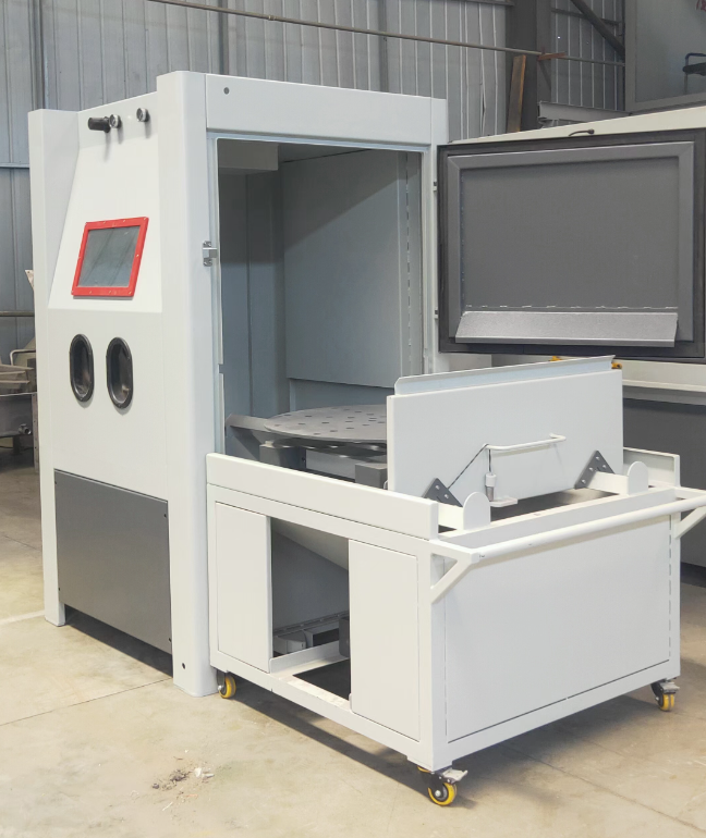 宿州箱式喷砂机 适合小工件批量处理